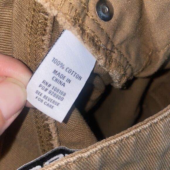 90s RSQ Super High Rise Mom Brown Jean Shorts Size 23 Cuff EUC Y2k - Picture 6 of 6